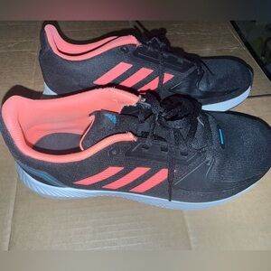 adidas Black and Pink Athletic Shoes